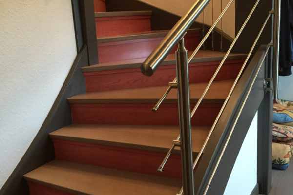 Pose escaliers bois Hégenheim